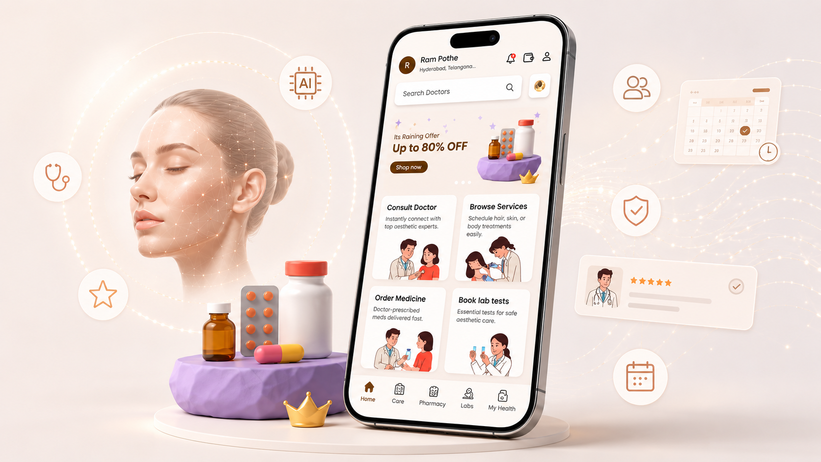 Dimensionleap aesthetic healthcare aggregator preview